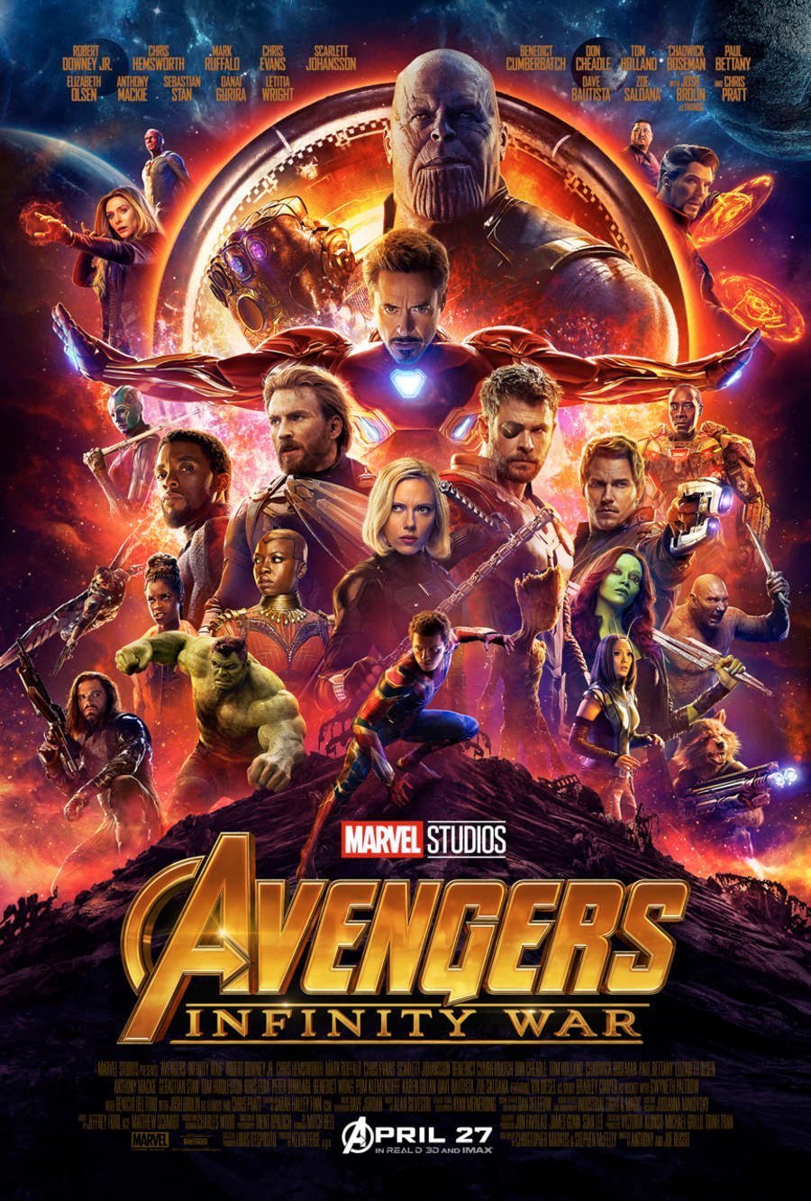 AVENGERS INFINITY WAR
