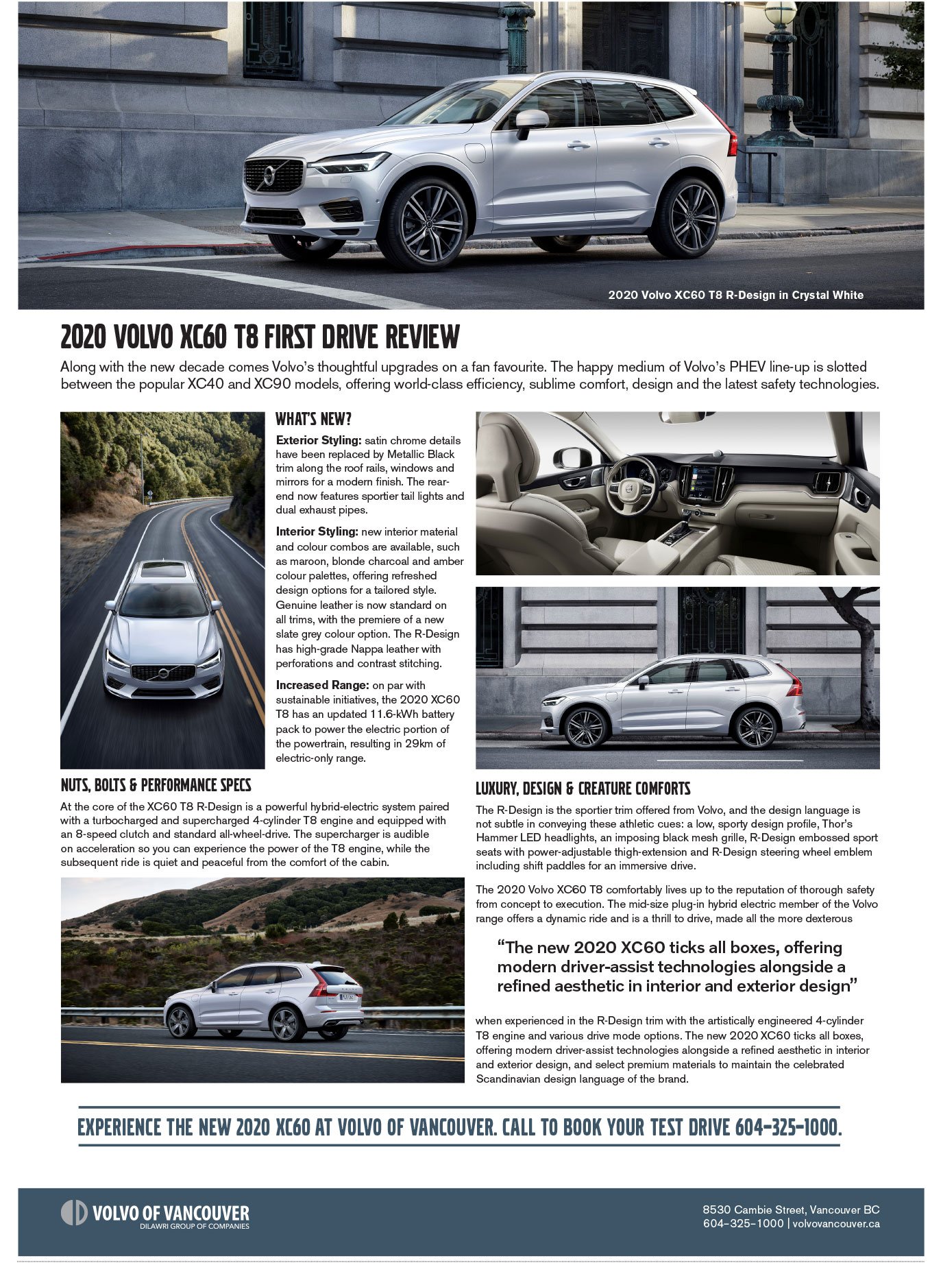2020 Volvo XC60 T8 First Drive Review