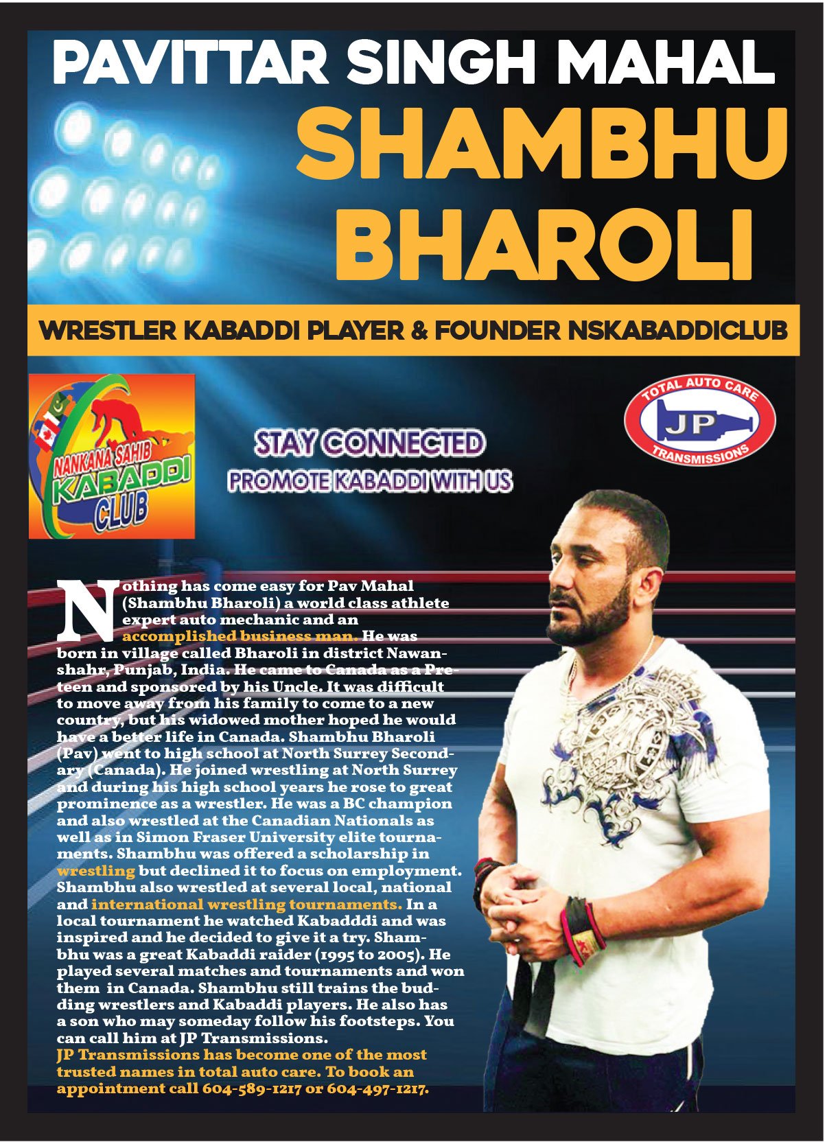 Bharoli WRESTLER KABADDI PLAYER & FOUNDER NSKABADDICLUB