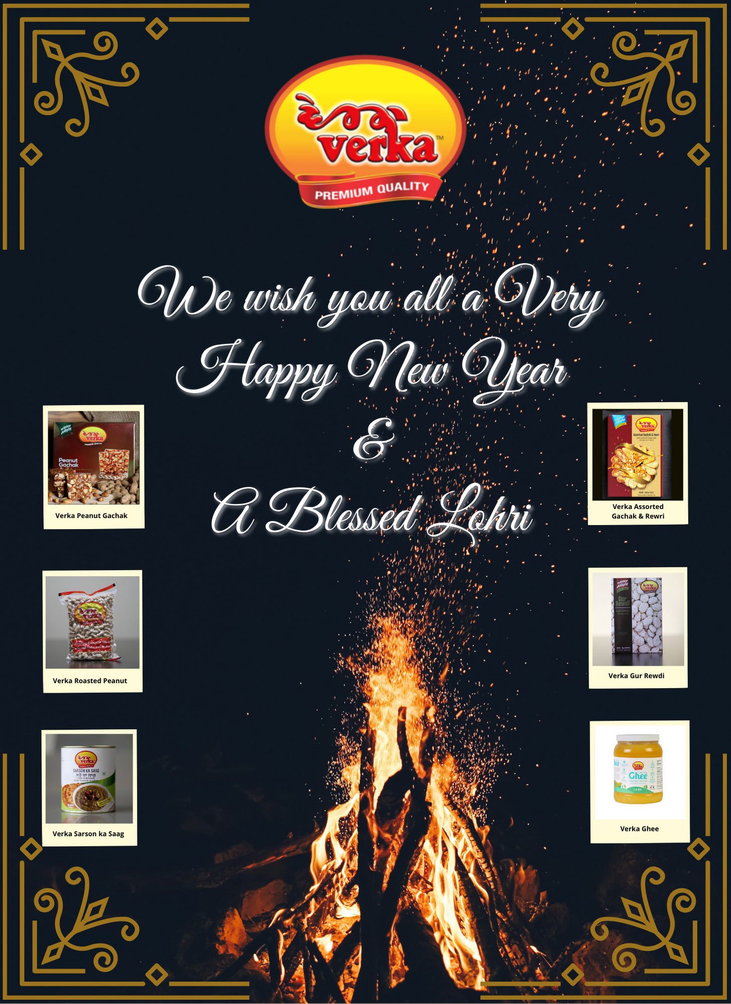 Happy New Year & A Blessed Lohri -  Verka