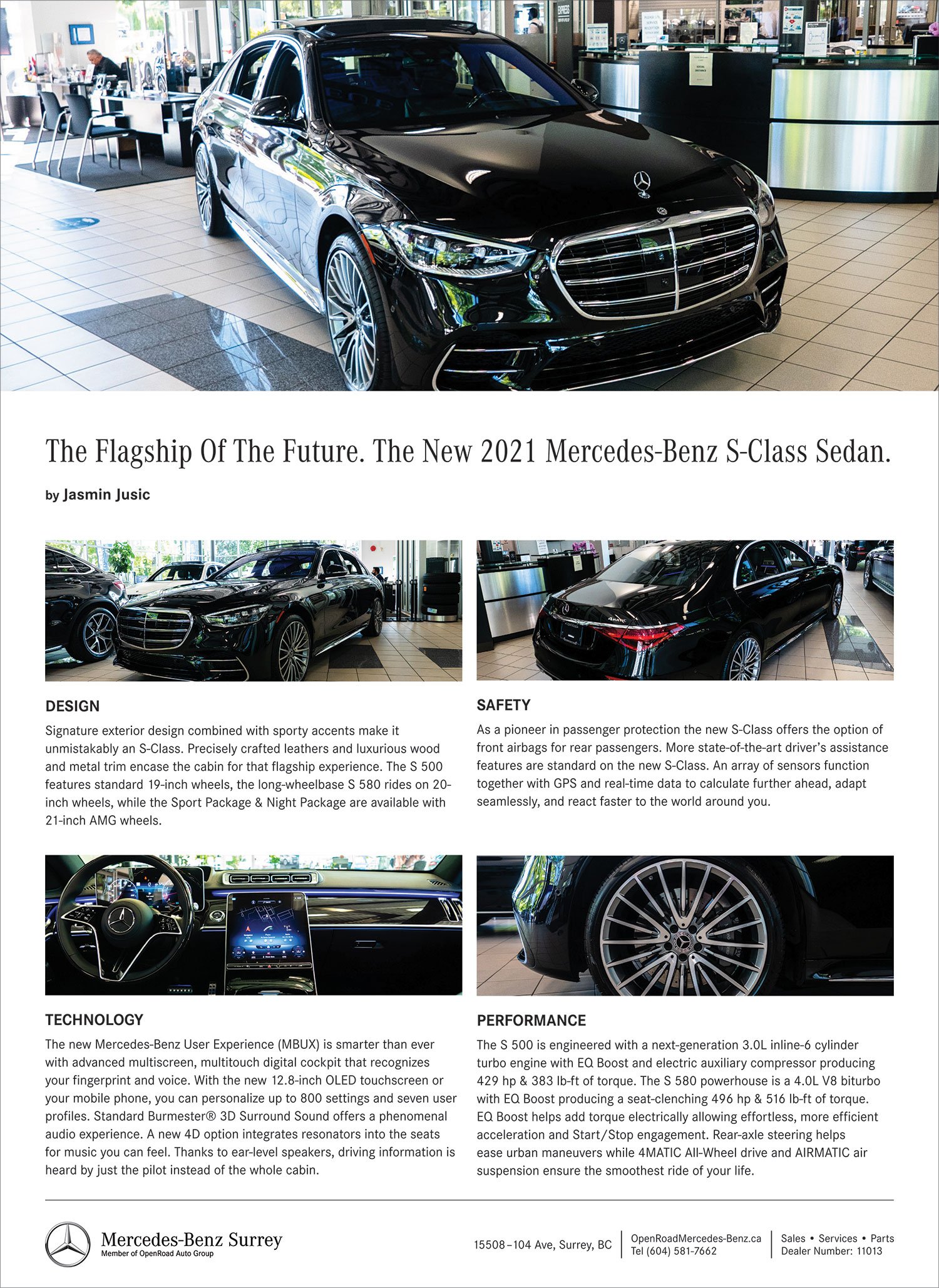 The Flagship Of The Future. The New 2021 Mercedes-Benz-S-Class Sedan