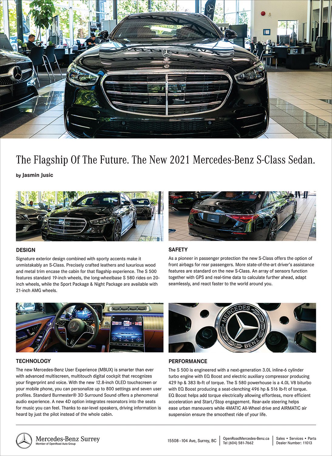 The Flagship Of The Future. The New 2021 Mercedes-Benz-S-Class Sedan
