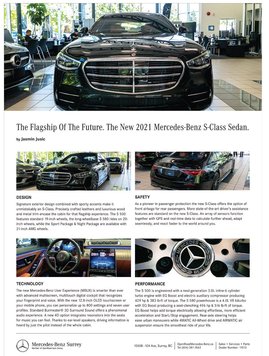 THE FLAGSHIP OF THE FUTURE. THE NEW 2021 MERCEDES-BENZ-S-CLASS SEDAN.
