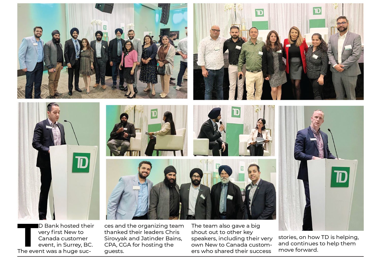 TD Bank hosts New to Canada customer event