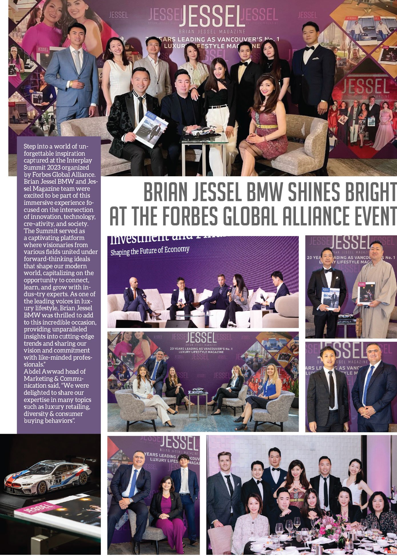 Brian Jessel BMW exceptionally hosts, sponsors ICAI event