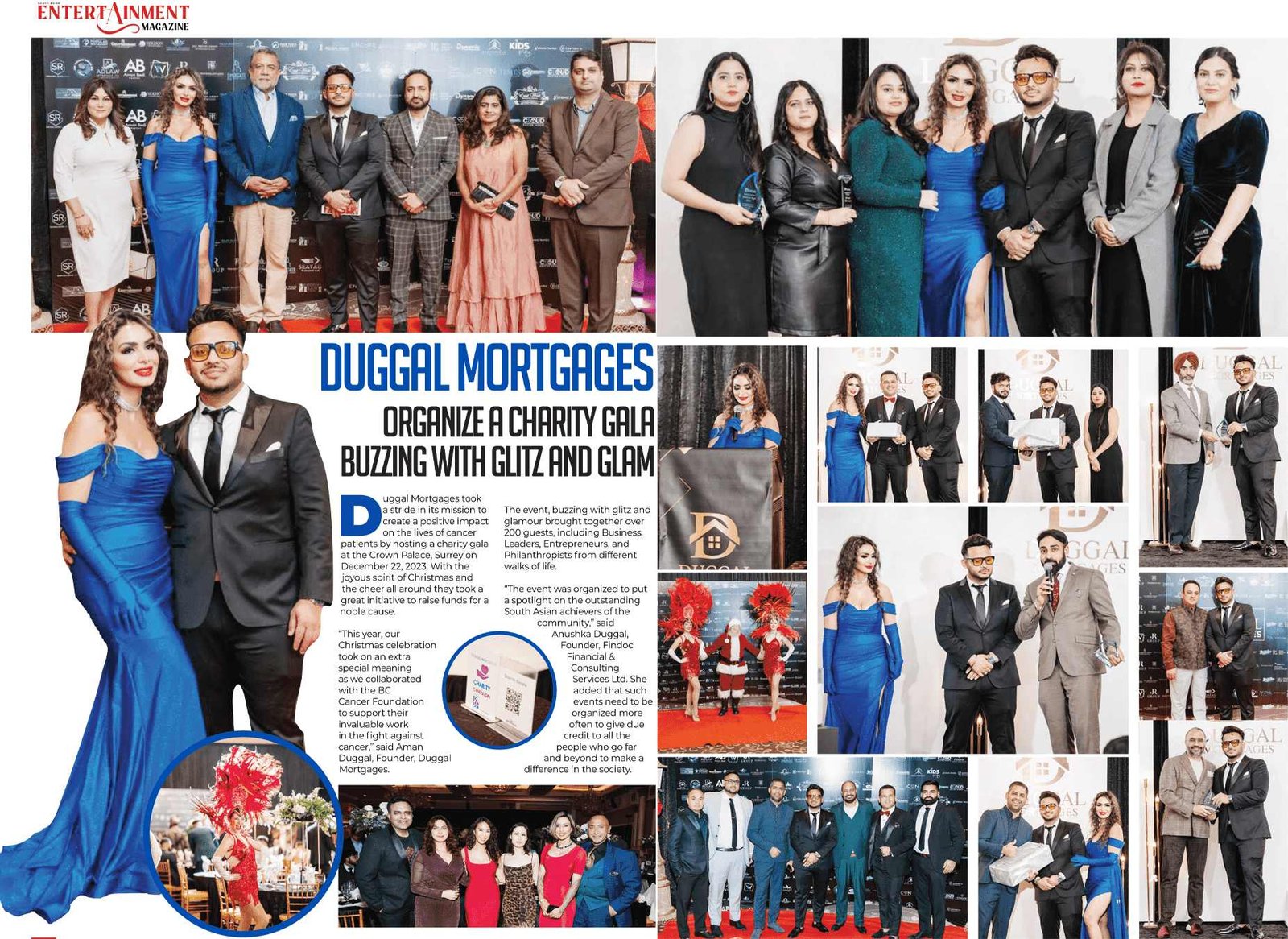 DUGGAL MORTGAGES ORGANIZE A CHARITY GALA BUZZING WITH GLITZ AND GLAM