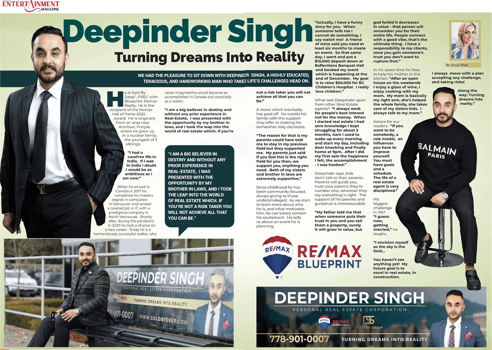 Deepinder Singh Turning Dreams Into Reality