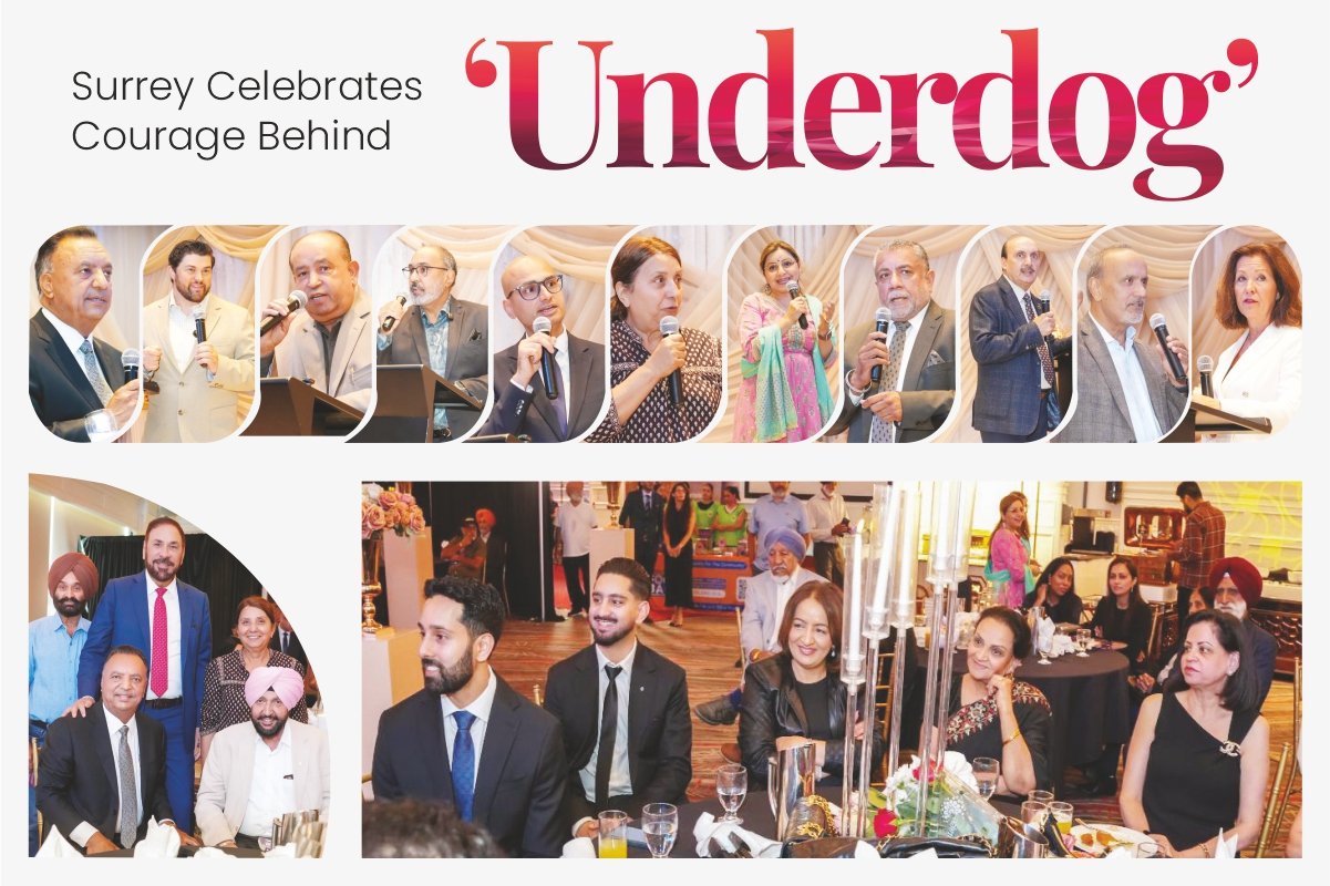Surrey celebrates the courage behind -'Underdog'