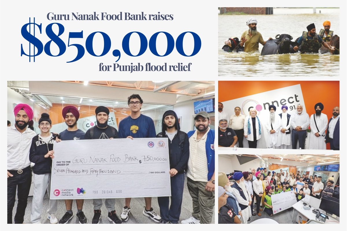 Guru Nanak Food Bank raises $850,000 for Punjab flood relief